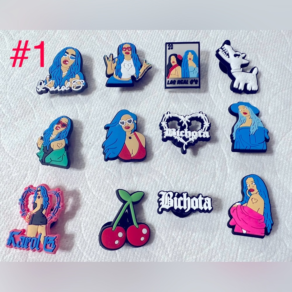 Charms crocs Karol G, 12 X $12.00